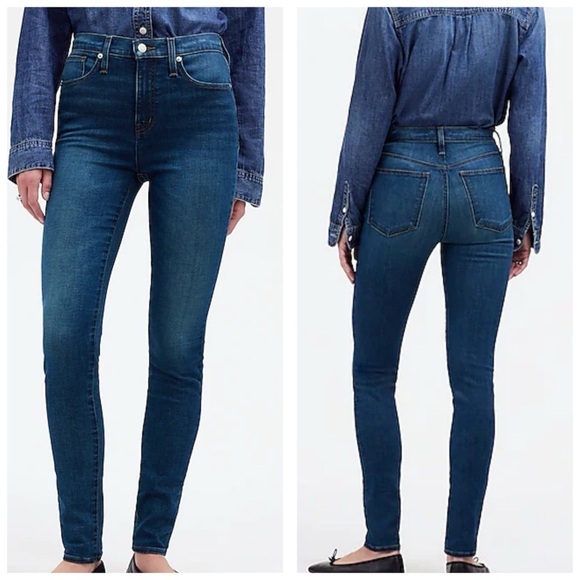 Madewell 10’ High Rise Skinny Jeans NWT - Picture 1 of 16